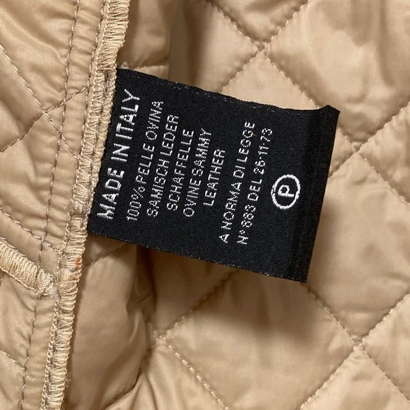 Elegant Orange Quilted Utility Jacket